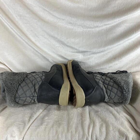 HI-TEC Womens Size 9 Thinsulate Gray DUBOIS 400i WP Winter Walking Snow Boots - Picture 7 of 13